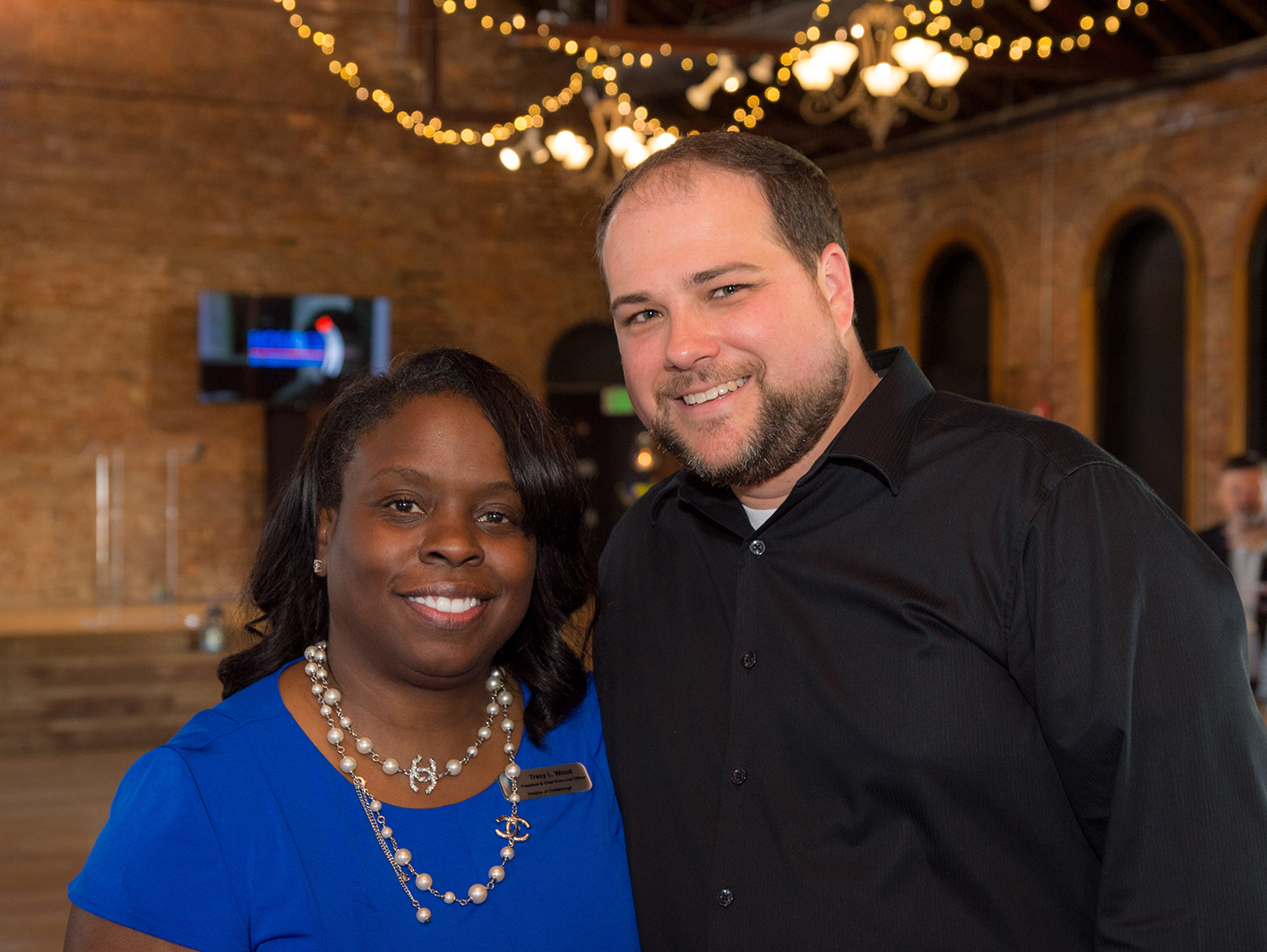 Tracy Wood and Michael Watson