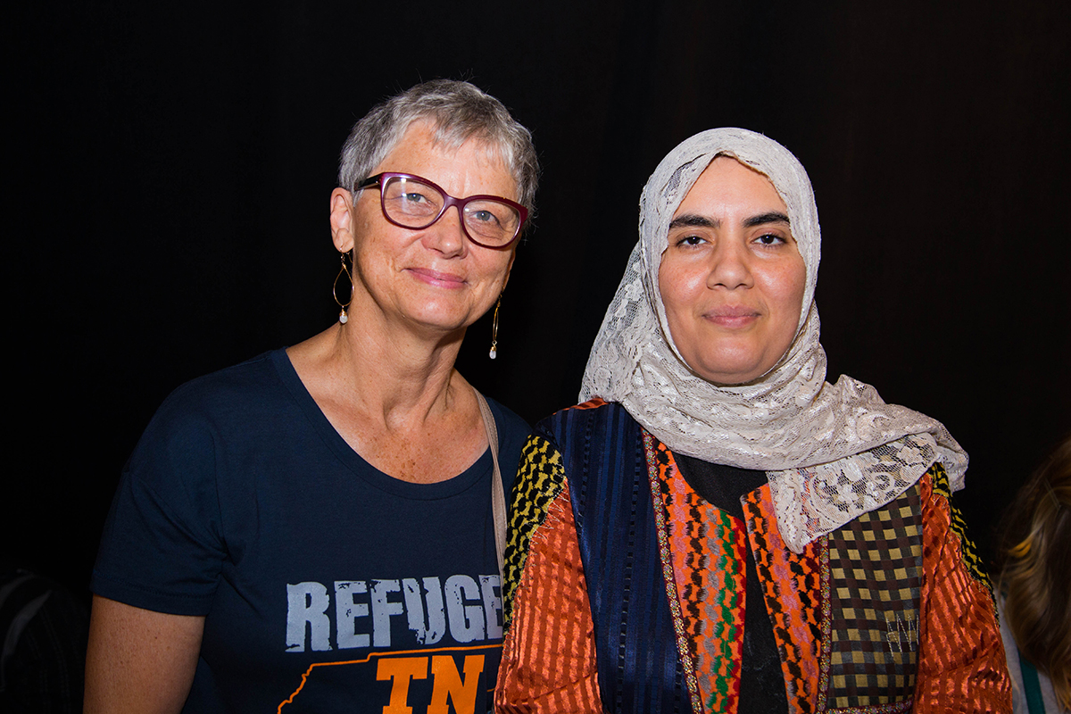 Cheryl Ridder and Fatma Aldarwish