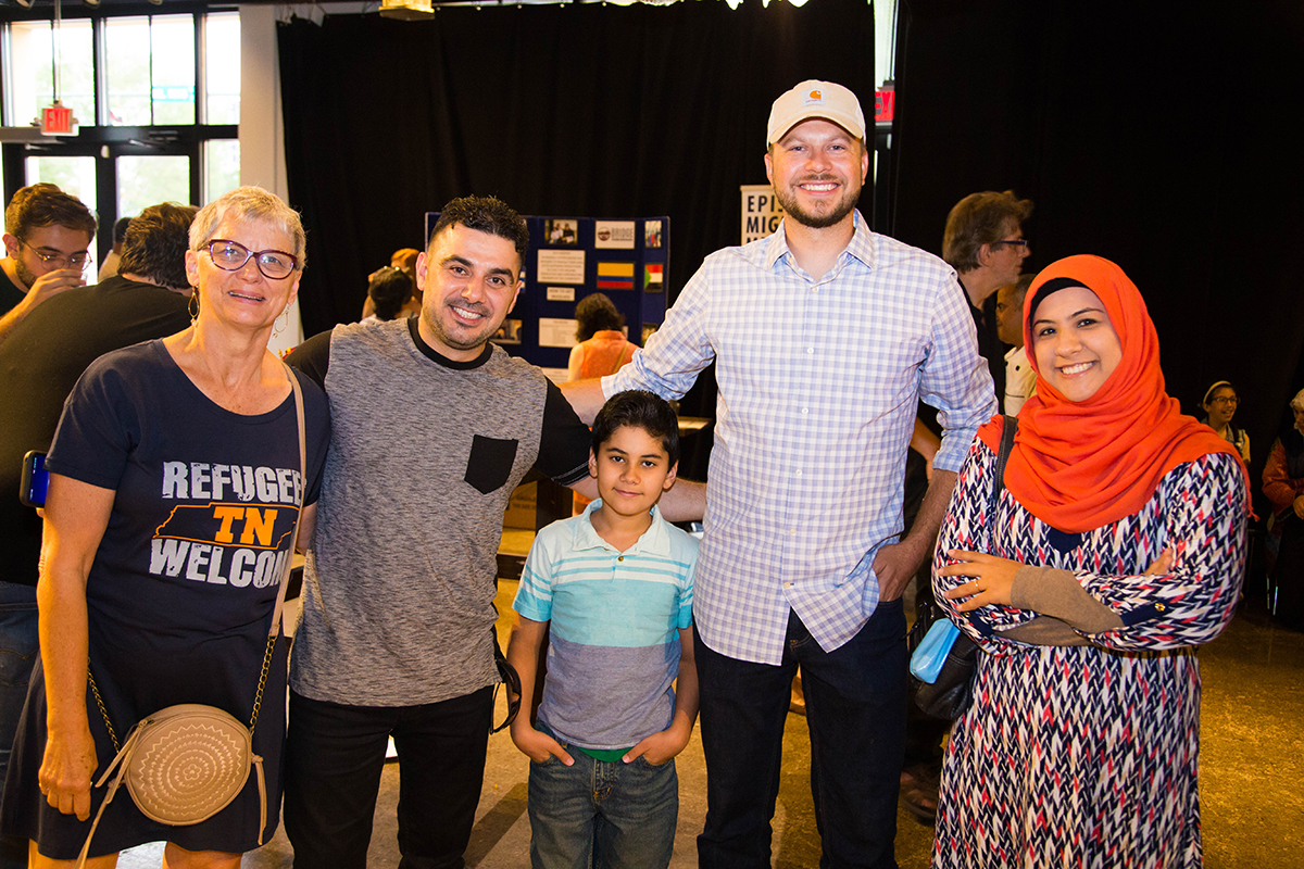 Cheryl Ridder, Mohammad Kamoona, Ridha Ali, Erik Zilen and Diana Whayeb