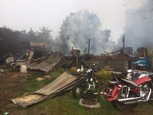 A fire destroyed a home at 571 Highway 11 South in Rising Fawn around 1 a.m. Thursday. Brandy Hester, 26, died on the second floor.
