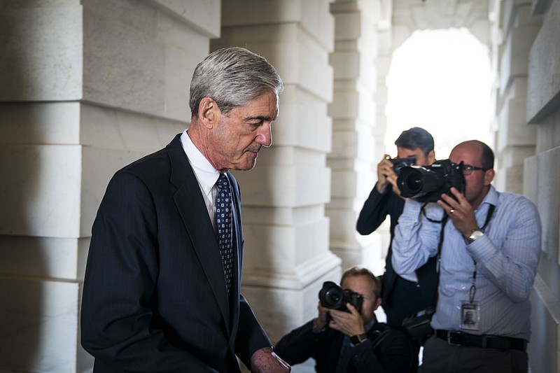 FILE — Robert Mueller, the former FBI director and special counsel leading the Russia investigation at the Capitol in Washington. Mueller has issued subpoenas from a Washington-based grand jury in connection with the Russia probe. (Doug Mills/The New York Times)