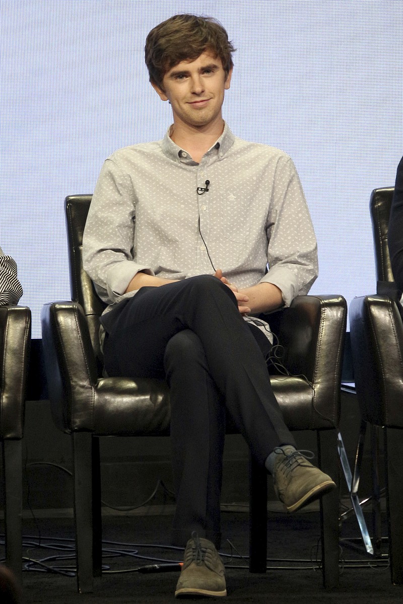 
              Freddie Highmore participates in the "The Good Doctor" panel during the Disney ABC Television Critics Association Summer Press Tour at the Beverly Hilton on Sunday, Aug. 6, 2017, in Beverly Hills, Calif. (Photo by Willy Sanjuan/Invision/AP)
            