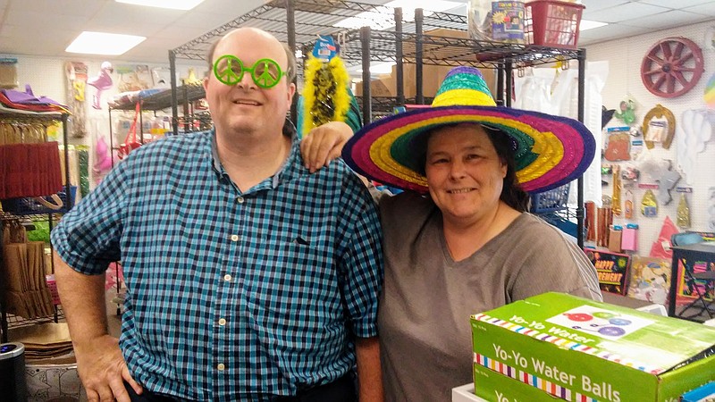 Nick Watson and sister Sherrie Watson are the new owners of World Sales, a longtime Chattanooga novelty and party supply store that just re-opened at 6400 E. Brainerd Road, Suite 130, in the Williamsburg Plaza.