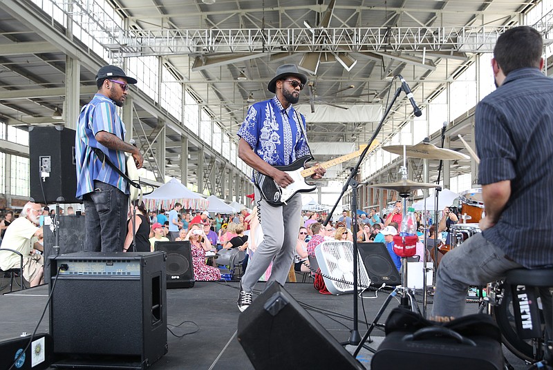 Local and regional musicians perform weekly at Saturday's Chattanooga River Market and Sunday's Chattanooga Market locations. Rick Rushing and the Blues Strangers performed at this year's Father's Day Bacon, Blues & Brews event.