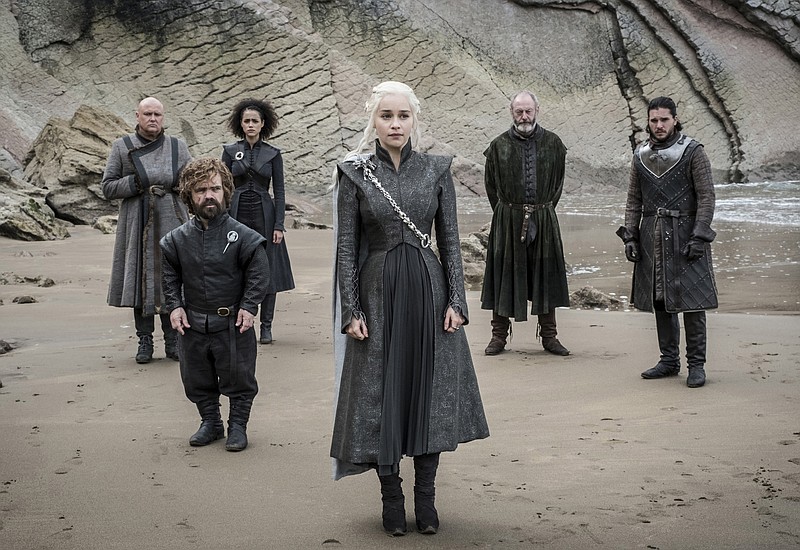 
              This image released by HBO shows a scene from an episode of "Game of Thrones," which aired Sunday, Aug. 6, 2017. The series continued its ratings reign with a best-yet audience of 10.2 million. (HBO via AP)
            
