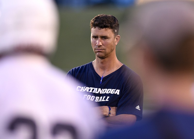 UTC football coach Tom Arth is a father of five, and he likes having a family atmosphere associated with the program he took over last December. The sight of coaches' wives and children at practices isn't uncommon.