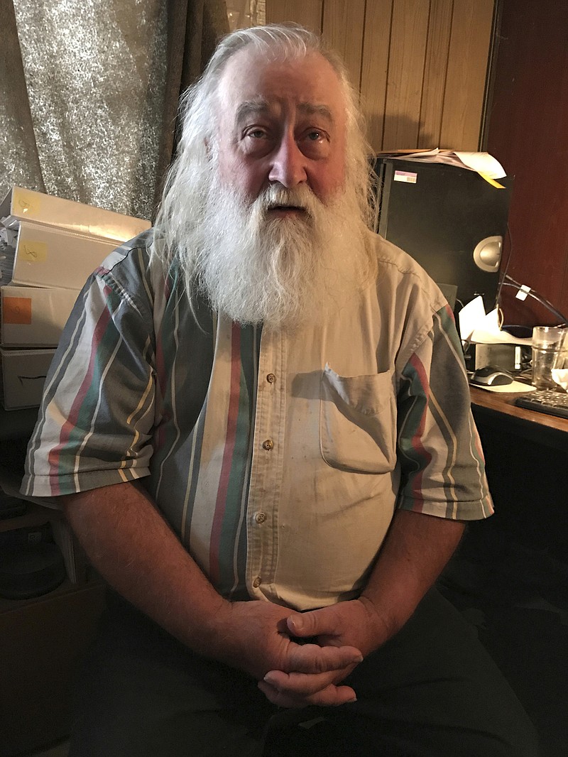 
              In this April 24, 2017, photo, Walter Wenger talks to a reporter at his home in Canastota, N.Y., about his severely disabled son, Steven, who was twice infested with maggots near his breathing tube while living in a state group home. The Associated Press obtained a confidential report on the state investigation that determined the 2016 infestations at the group home in Rome, N.Y., were the result of neglect by caregivers. In most states, details of abuse and neglect investigations in state-regulated institutions for the disabled are almost never made public. (AP Photo/David Klepper)
            