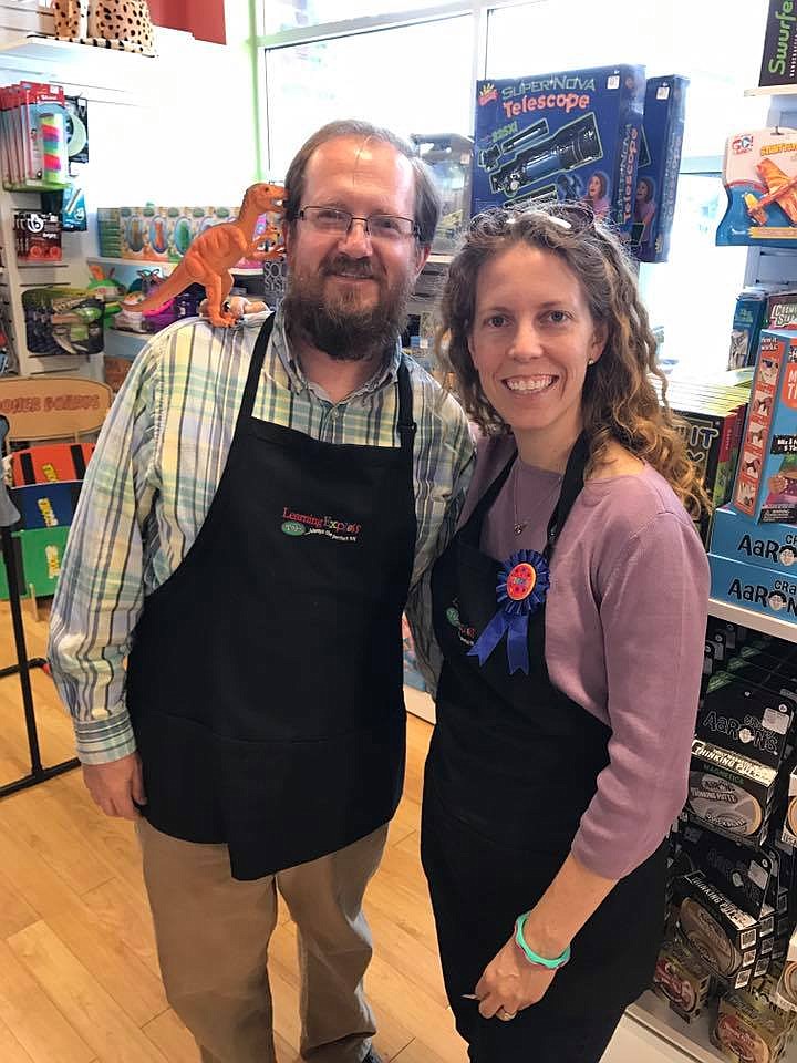 Patrick and Joanna Holland are bringing Mountain Top Toys under the banner of Learning Express Toys, though they say no major changes are expected. (Contributed photo)