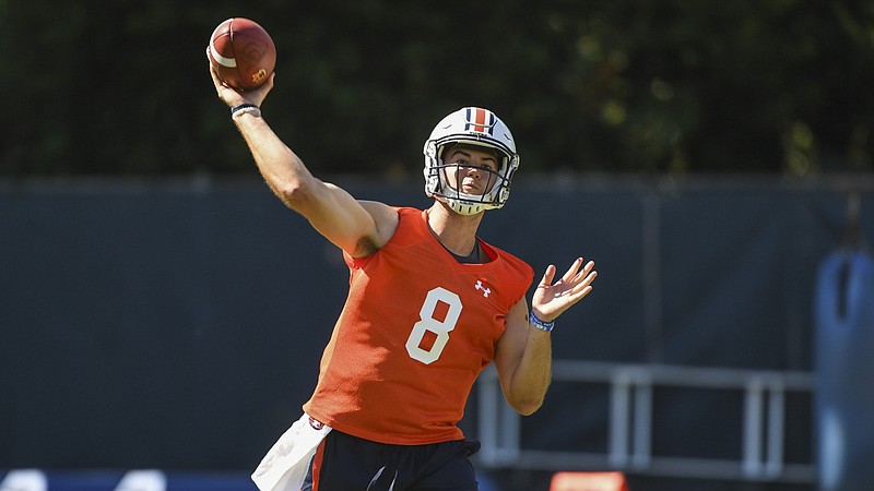 Redshirt sophomore Jarrett Stidham, who began his college career two years ago at Baylor University, was named Monday as Auburn's starting quarterback.
