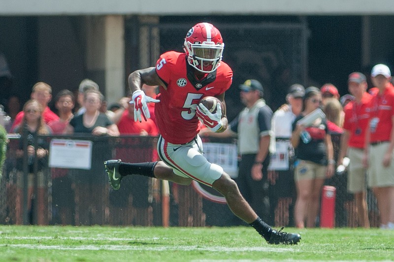 Georgia junior receiver Terry Godwin has emerged this month as more of an outside threat after playing mostly lining up in the slot his first two seasons.
