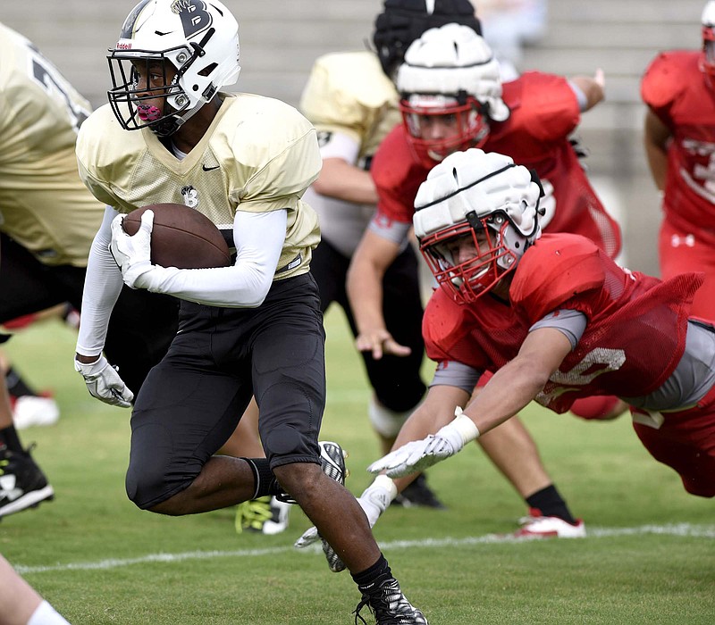 Lameric Tucker's speed will be put to good use at wide receiver this season by Bradley Central, where Dylan Standifer has taken over as the starting quarterback after the graduation of standout Cole Copeland.