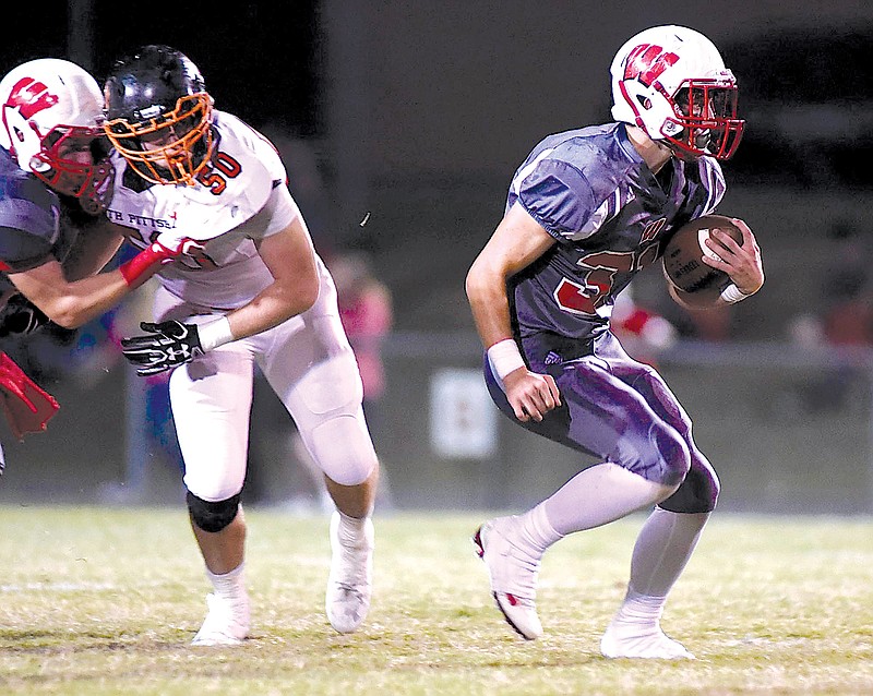 Whitwell's Hudson Petty, right, will be one of several playmakers for the Tigers this season.