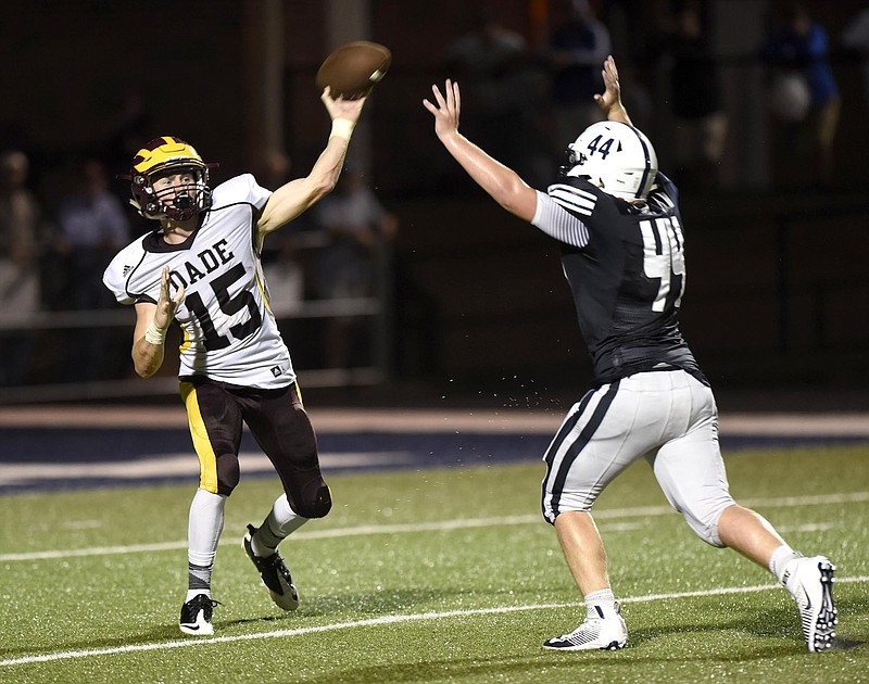 Dade County quarterback Greg Templeton will lead a potent backfield this season.