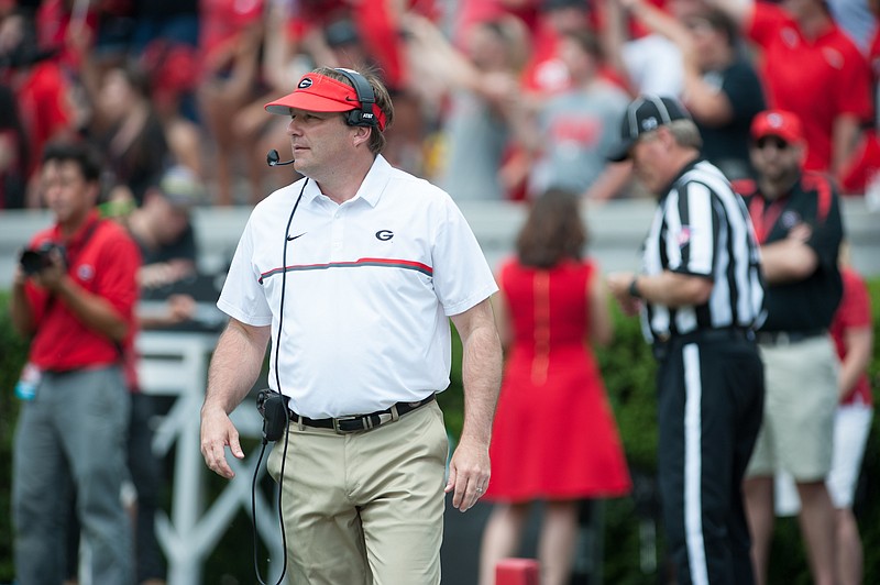 Georgia second-year football coach Kirby Smart is well aware of the expectations surrounding the Bulldogs this season and every season.