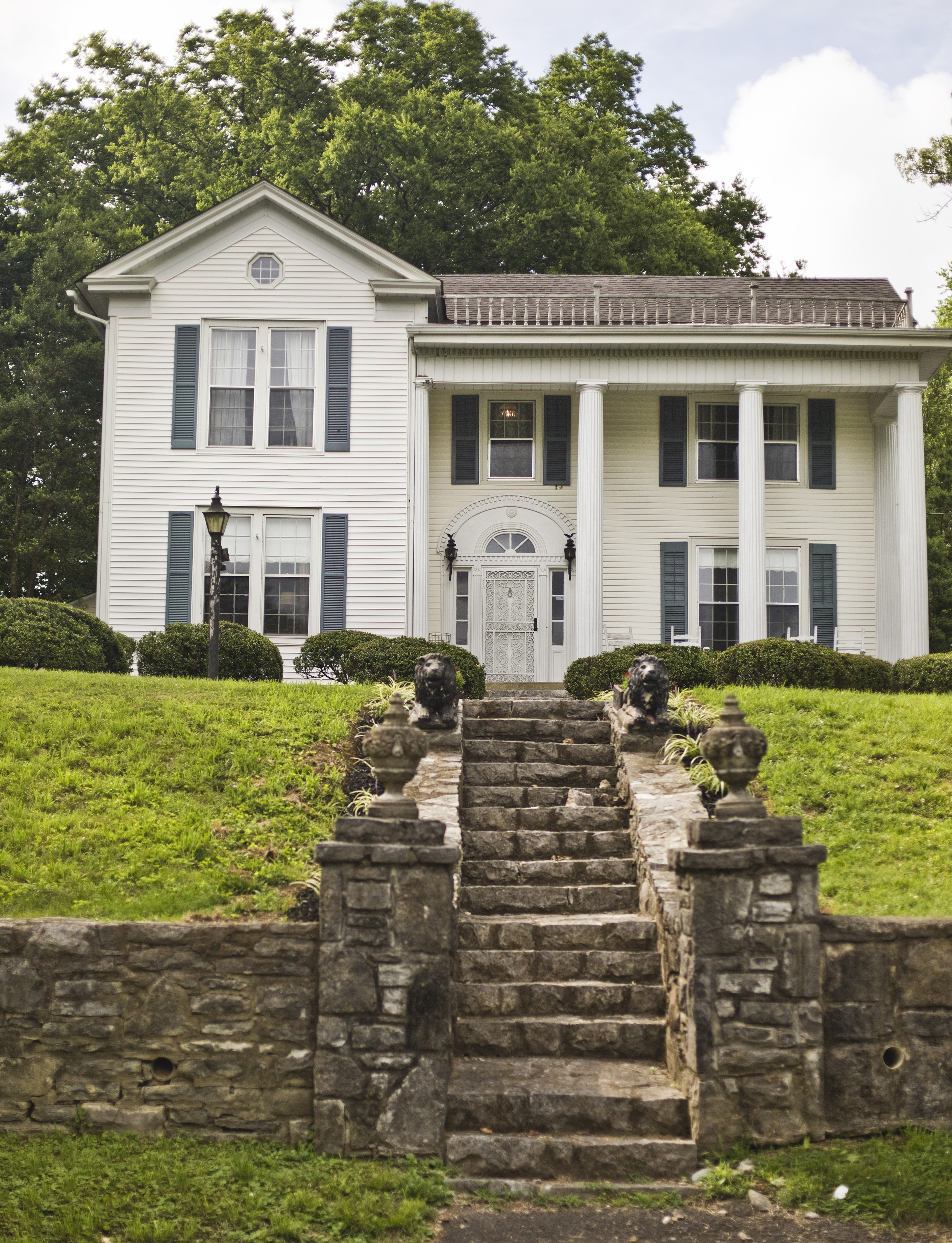 A house that Fawn Weaver and her husband bought, once owned by a nephew of Jack Daniel, in Lynchburg, Tenn., June 21, 2017. Weaver, a real estate investor and author, is on a mission to ensure that Nearest Green, the Tennessee slave who taught Jack Daniel how to make whiskey, is properly recognized. (Nathan Morgan/The New York Times)
