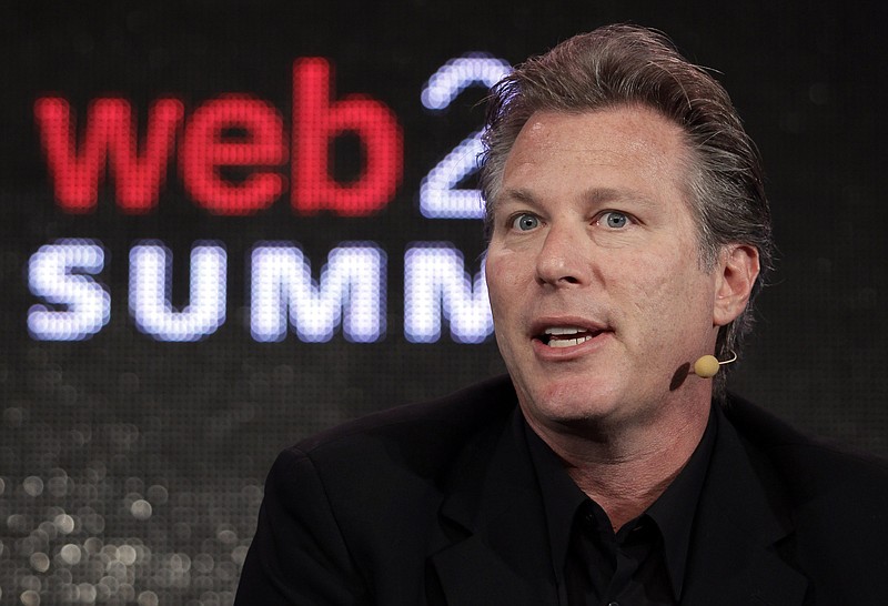 
              FILE - In this Oct. 17, 2011 file photo, Ross Levinsohn, then the Yahoo Executive Vice President of the Americas, speaks at the Web. 2.0 Summit in San Francisco. The former Yahoo and Fox executive was named publisher and chief executive of the Los Angeles Times on Monday, Aug. 21, 2017, and former Chicago Sun-Times editor-in-chief and publisher Jim Kirk was named interim editor. They replace Davan Maharaj, who was editor and publisher. (AP Photo/Paul Sakuma, File)
            