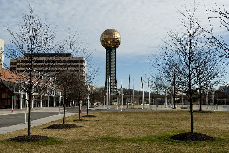 The gold-topped Sunsphere served as the symbol of the 1982 World's Fair.