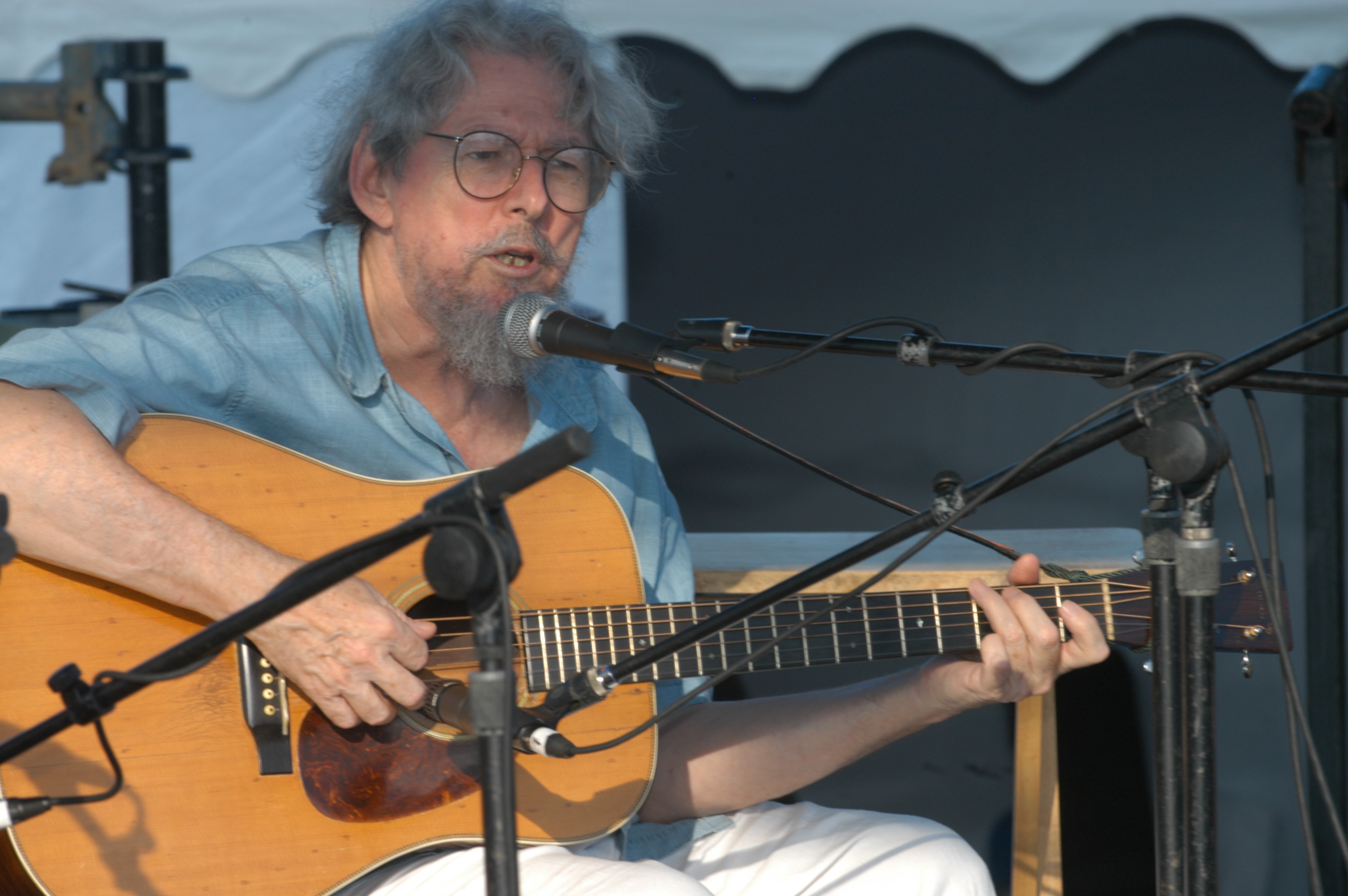 Norman Blake is shown playing at 3 Sisters Festival in Chattanooga in 2007. A resident of Rising Fawn, Ga., Blake is a prominent guitar picker whose professional career began in the 1950s and included stints playing with such stars as Johnny Cash and Bob Dylan.