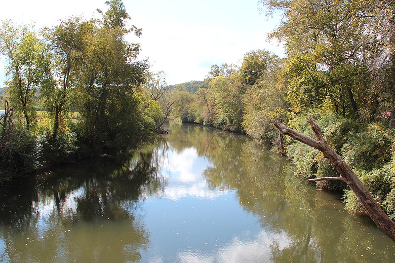 The Coosawattee River in Ellijay, Ga.