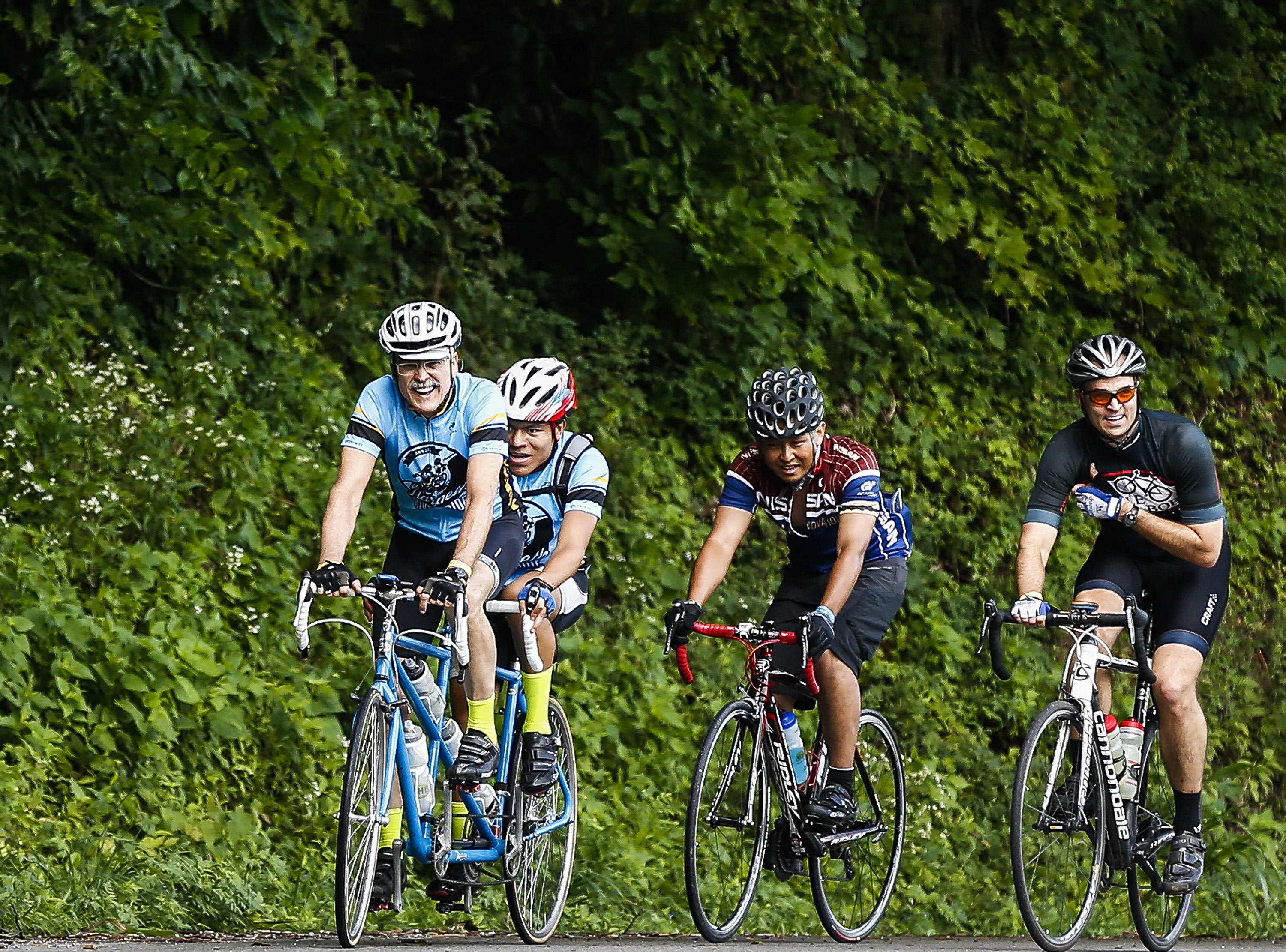 Cycling in Winchester (Photo by Walker & Associates)