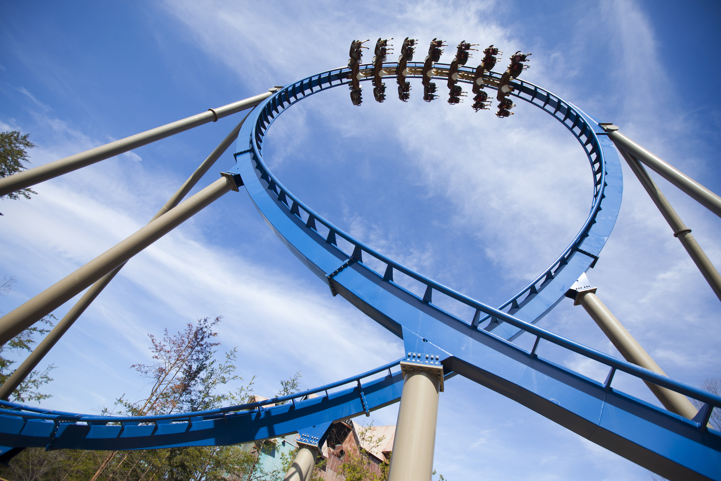 The Wild Eagle roller-coaster at Dollywood.