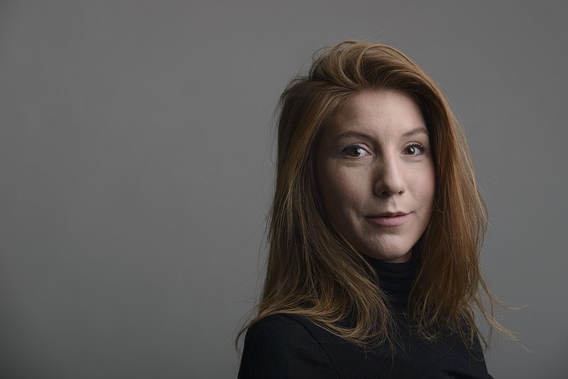 This is a Dec. 28, 2015 file handout photo portrait of the Swedish journalist Kim Wall taken in Trelleborg, Sweeden. Danish police said Wednesday, Aug. 23, 2017, that DNA tests from a headless torso found in the Baltic Sea matches with missing Swedish journalist Kim Wall, who is believed to have died on an amateur-built submarine that sank earlier this month. Wall, 30, was last seen alive on Aug. 10 on Danish inventor Peter Madsen's submarine, which sank off Denmark's eastern coast the day after. Madsen, who was arrested on preliminary manslaughter charges, denies having anything to do with Wall's disappearance.(Tom Wall via AP, File)