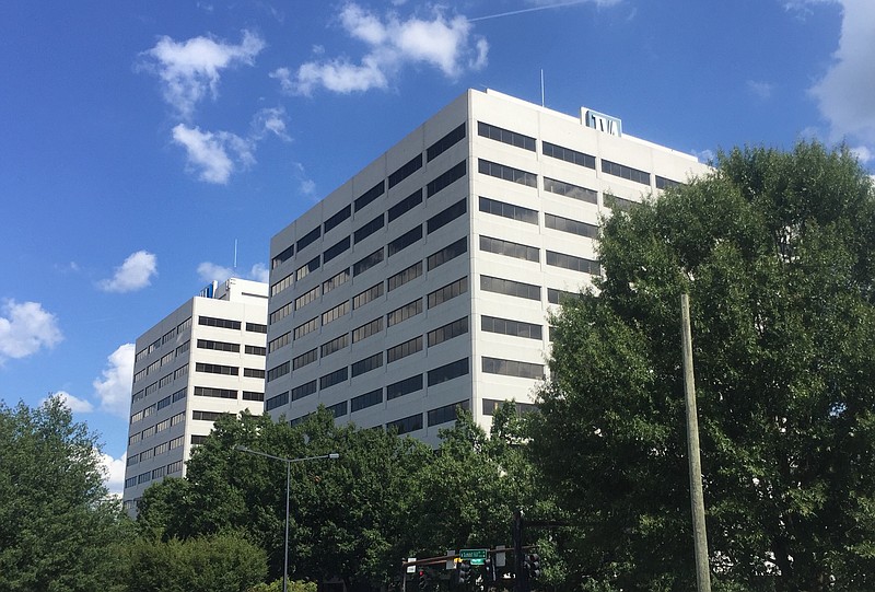 The TVA office towers in Knoxville on Wednesday, Aug. 23, 2017.