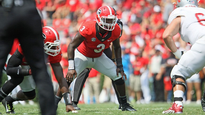 Georgia junior inside linebacker Roquan Smith is preparing this week for an Appalachian State rushing attack that averaged 250.9 yards per game last season.