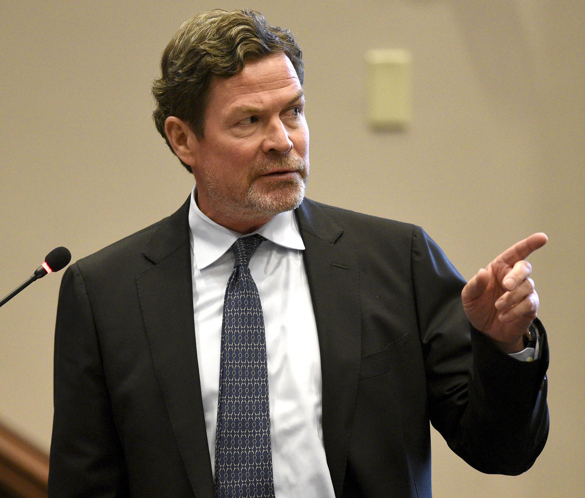Tom Morsch Managing Director of PFM Financial Advisors LLC speaks to the commission about the future of the Hamilton County Jail. The Hamilton County Commission listened to a presentation and recommendations for short and long-term jail and workhouse overcrowding at the Wednesday meeting in the Hamilton County Courthouse on August 29, 2017.