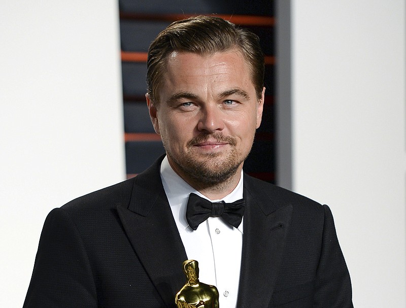 
              FILE - In this Feb. 28, 2016 file photo, actor Leonardo DiCaprio arrives at the Vanity Fair Fair Oscar Party in Beverly Hills, Calif. The Leonardo DiCaprio Foundation has donated $1 million to the newly established United Way Harvey Recovery Fund which will go toward relief and recovery for several years. United Way Worldwide said Wednesday, Aug. 30, 2017, that the national fund will distribute 100 percent of donations to recovery efforts for those affected by Hurricane Harvey. (Photo by Evan Agostini/Invision/AP, File)
            