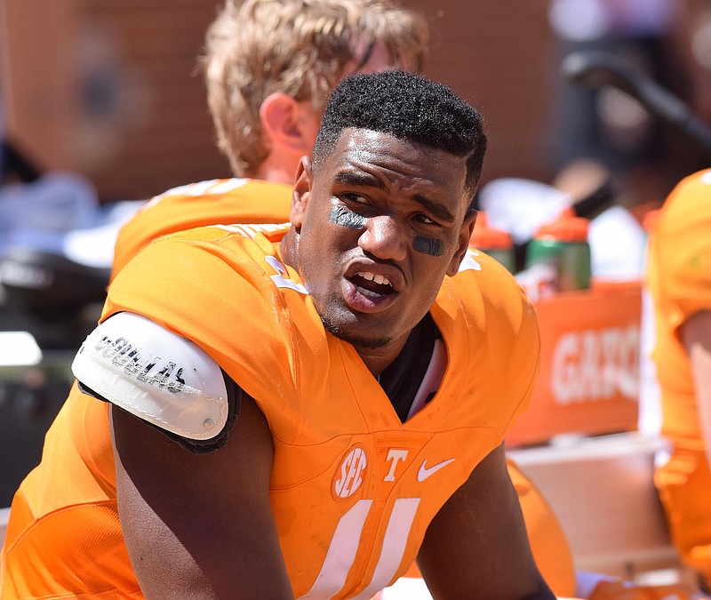 Austin Smith and other Tennessee linebackers are making adjustments with Darrin Kirkland Jr. out of Monday's season opener against Georgia Tech because of a knee injury.
