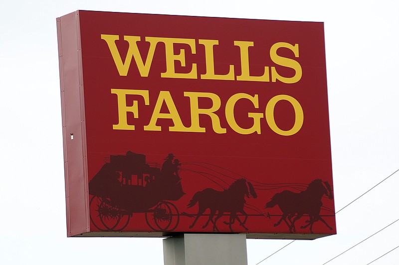 This April 11, 2017, photo shows a Wells Fargo bank in northeast Jackson, Miss. Wells Fargo said Thursday, Aug. 31, 2017, that 3.5 million customers were impacted by its fake accounts scandal, a dramatic increase from the 2.1 million accounts it originally estimated. (AP Photo/Rogelio V. Solis, File)