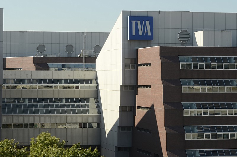The TVA Office Complex is seen Tuesday, Sept. 23, 2014, in downtown Chattanooga, Tenn. 
