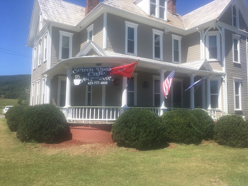 Screen Door Cafe has moved from Soddy-Daisy to a historic Civil War home in Rhea County. (Photo by Gilbert Strode)