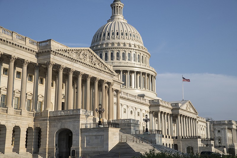 
              In this Sept. 5, 2017, photo, the Capitol is seen in Washington. Senators are launching hearings to help Republicans and Democrats decide if they can forge a modest agreement to shore up the nation’s individual insurance markets. The effort will show whether divided Republicans are ready to pivot from trying to obliterate the Obama health care law to helping it survive, and if both parties can overcome lingering raw feelings over that battle. (AP Photo/J. Scott Applewhite)
            