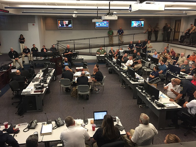 More than two dozen local, state and federal law enforcement and emergency response agencies met at the Hamilton County Emergency Operations Center Friday morning to finalize security preparations for the Ironman World Championship. 