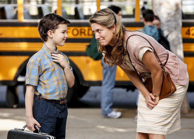 Iain Armitage and Zoe Perry star in "Young Sheldon."