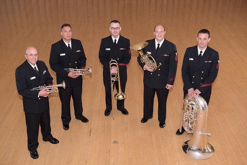 The Navy Brass Quintet is one of eight chamber groups from within the U.S. Navy Band. The ensemble is currently on a five-city tour covering 1,300 miles.