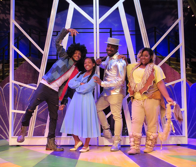 Playing the leads in "The Wiz" are Darryl Wheeler as Scarecrow, Maya Jaffar as Dorothy, Donel Solomon as Tin Man, and Tiffany Williams as the Lion.