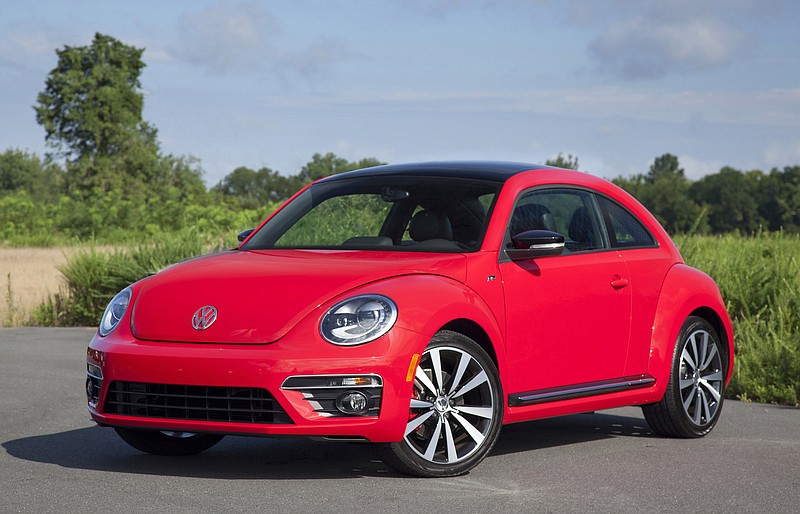 All types of Volkswagen bugs and vans will roll into Camp Jordan this weekend for Swap-a-Paluza. This is a 2014 VW Beetle R-Line car.