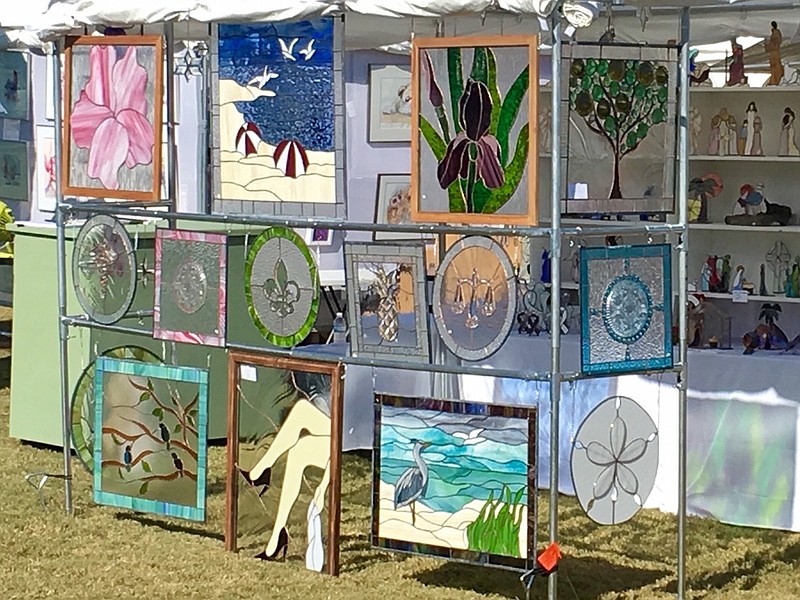 Charles Adams is one of the outdoor market artists at Festival hosted by the Creative Arts Guild in Dalton, Ga., this weekend.