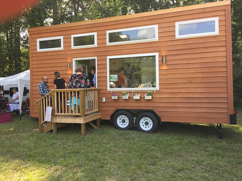 This 24-foot tiny house was built by students at Southern Adventist University in Collegedale.