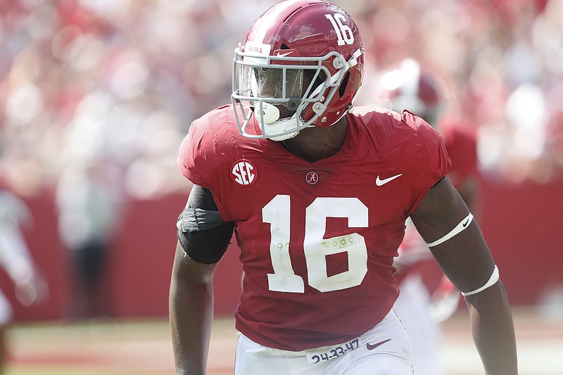 Alabama redshirt junior strongside linebacker Jamey Mosley, the younger brother of former two-time All-American and Crimson Tide linebacker C.J. Mosley, made his first career start in last week's 41-10 win over Fresno State.