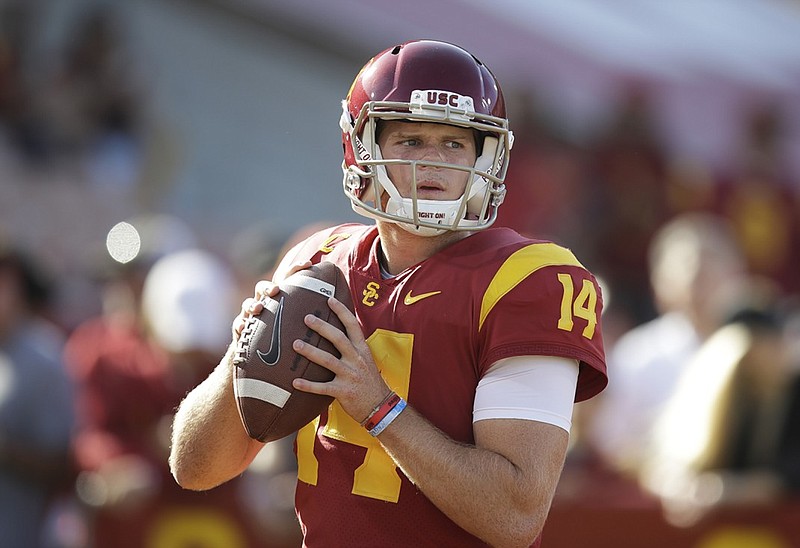 Southern California quarterback Sam Darnold could cause a lot of trouble for the Texas Longhorns this weekend.