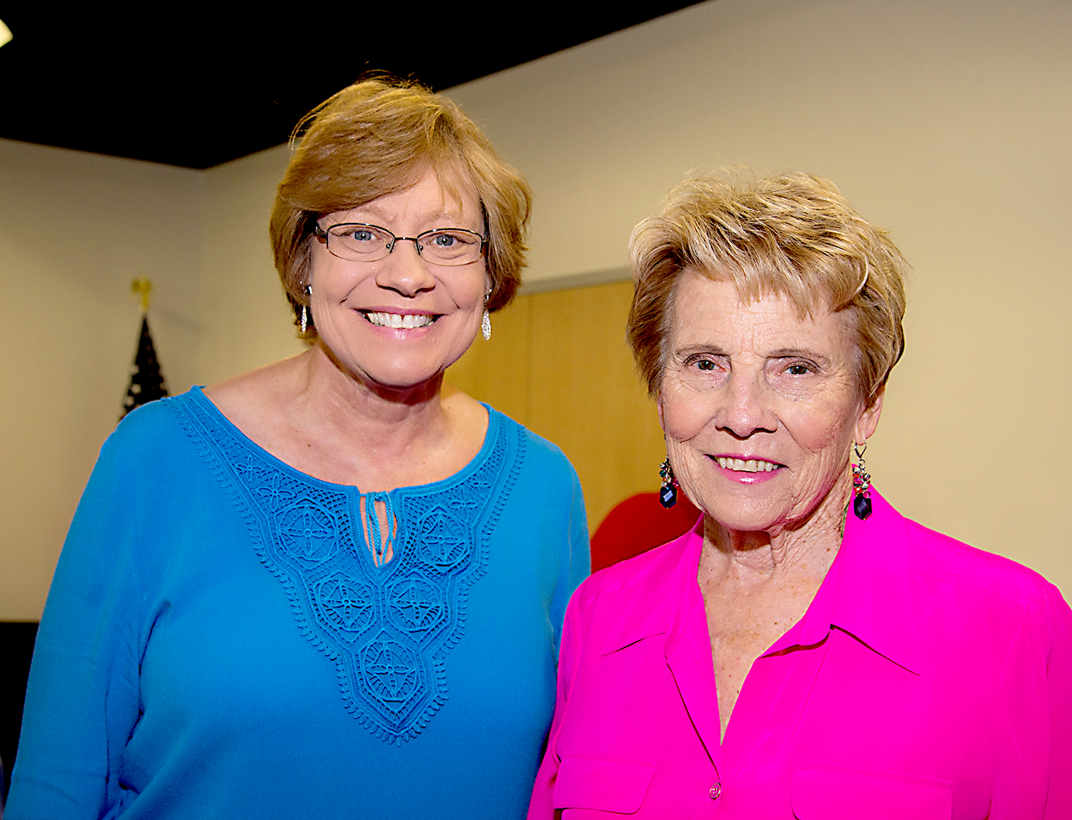 Joan  Brown and Joyce Covington