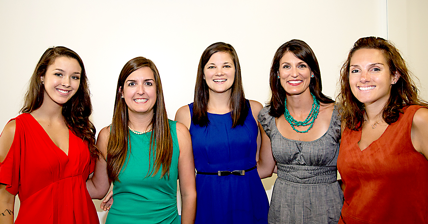 Cierra Somerville, Jennifer Andrews, Marly Stone, Allison Burk and Shannon Martin