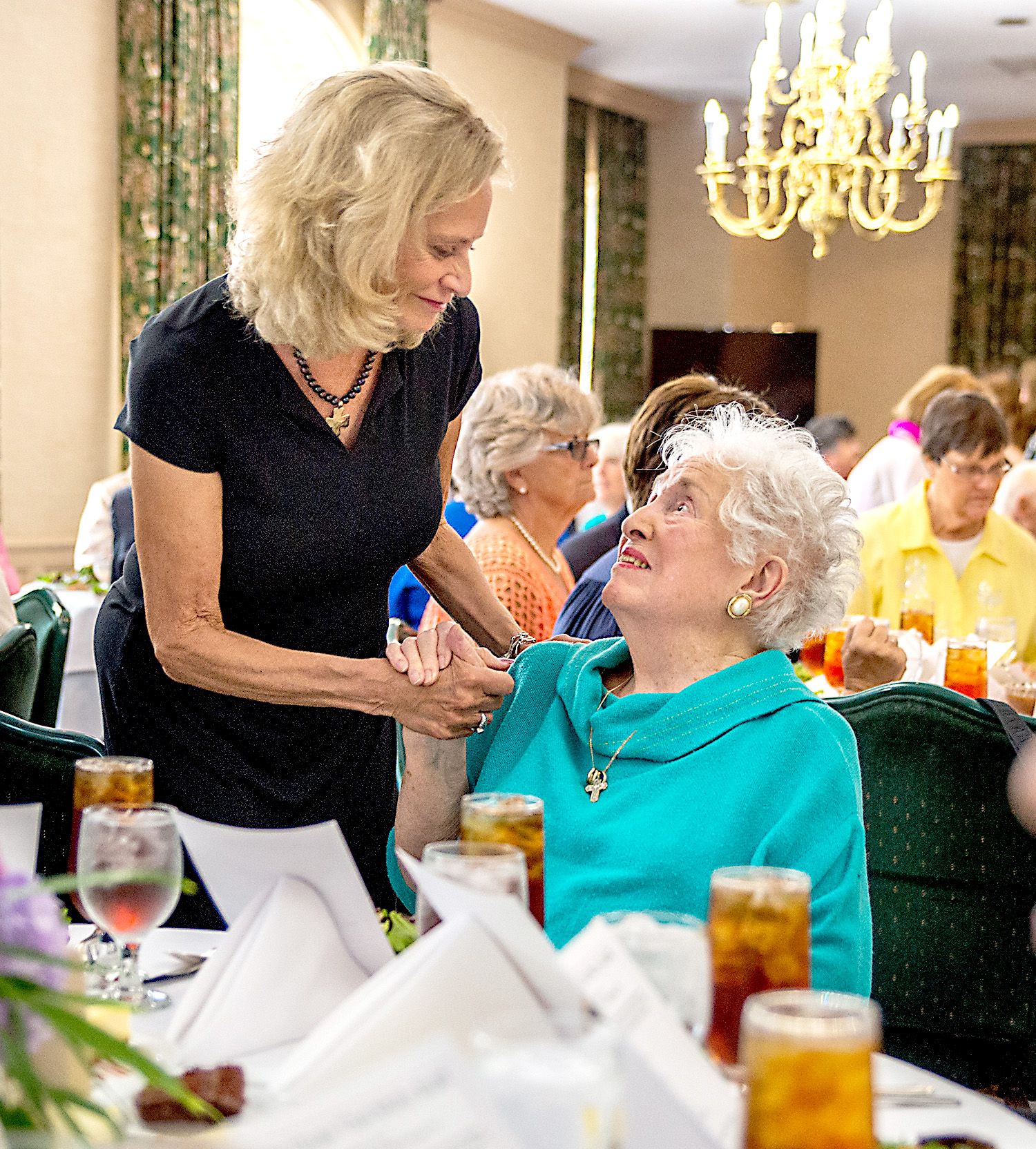 Kathy Wilder speaking with Molly Miles