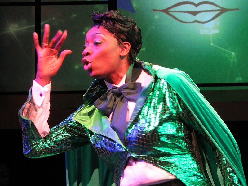 Karen McReynolds shines in the title role of "The Wiz," now showing at Chattanooga Theatre Centre. (Photo by Andrew Clark)