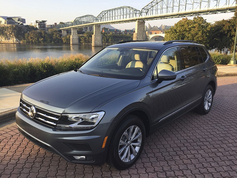 The redesigned 2018 Tiguan is 11 inches longer than last year's model.