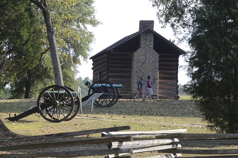 Repairing walkways around the historic Brotherton Cabin (Tour Stop 4) in Chickamauga Battlefield is on the agenda for National Public Lands Day.